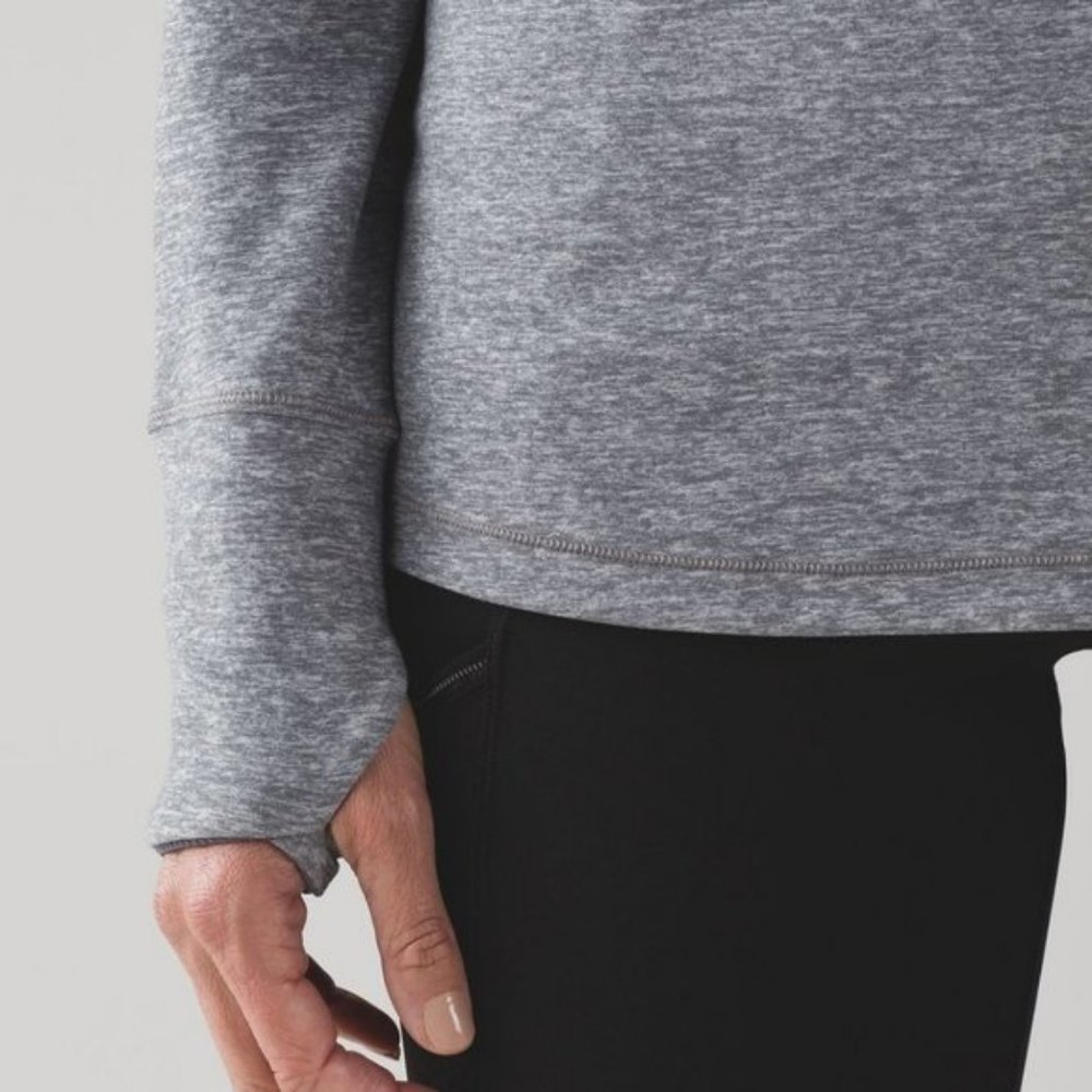 Lululemon Rulu Hill & Valley Turtleneck Heathered Slate View 6